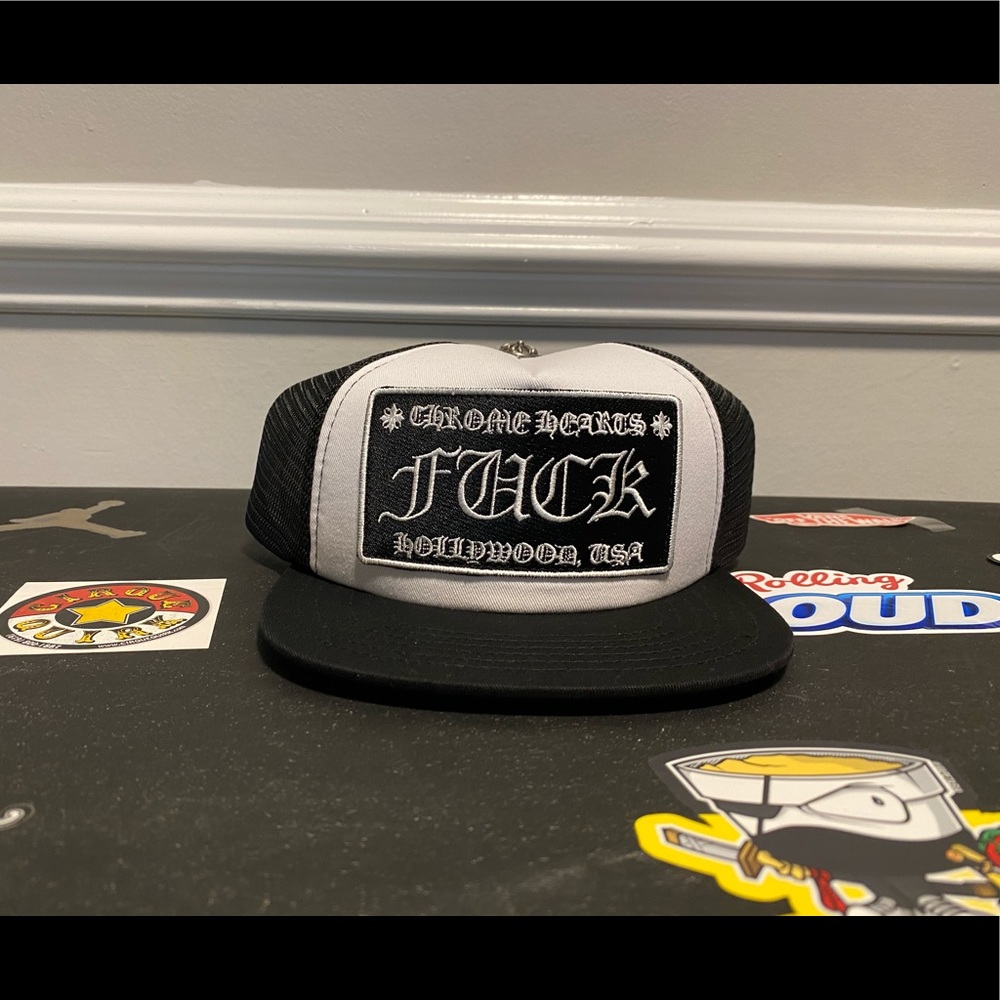 Chrome Hearts F*CK Hollywood Trucker Hat